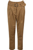 O Ring Belted Ankle Grazer Pants