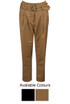 O Ring Belted Ankle Grazer Pants