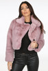 Teddy Faux Fur Cropped Jacket