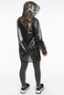 Sheer Printed Hooded Rain Mac 