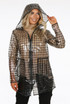 Sheer Printed Hooded Rain Mac 