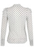 Polka Dot High Neck Blouse