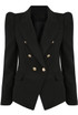Puff Shoulders Double Breast Blazer