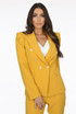 Puff Shoulders Double Breast Blazer