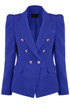 Puff Shoulders Double Breast Blazer