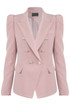 Puff Shoulders Double Breast Blazer