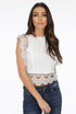 Crochet Lace Crop Tops