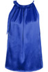 Satin Front Tie Up High Neck Top Satin Front Tie Up High Neck Top