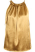 Satin Front Tie Up High Neck Top Satin Front Tie Up High Neck Top