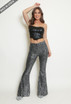 Sequin Flared Trouser