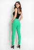 High Waist Visible Seam Jeggings