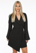Asymmetric Blazer Dress