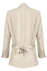 Oversized Blazer With Origami Waist Belt