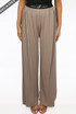 Pleated Banded Waist Wide Leg Trousers