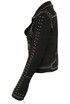 Suede Studded Biker Jacket