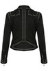 Suede Studded Biker Jacket