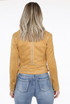 Suede Studded Biker Jacket