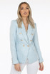 Knit Thread Double Breast Blazers