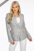 Knit Thread Double Breast Blazers