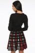Fine Knit Abstract Print Bodycon Dress