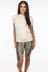 Reptile Print Knee Length Trouser