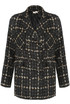 Golden Trim Double Breast Blazer
