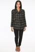 Golden Trim Double Breast Blazer