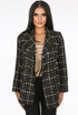 Golden Trim Double Breast Blazer