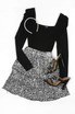 Pleated Tier Elasticated Waist Mini Skirts