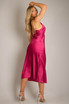 Cowl Neck Slip Midi Dress