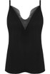 Lace Plunge Neck Deep Back Cami 
