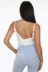 Lace Plunge Neck Deep Back Cami 