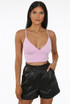 Ribbed Adjustable Strap Bralet