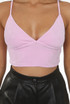 Ribbed Adjustable Strap Bralet