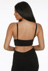 Ribbed Adjustable Strap Bralet