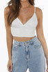 Ribbed Adjustable Strap Bralet