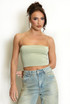 Block Cropped Cami Top