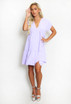 Plain V Neck Smock Dress - 23 Colours