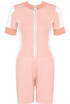 Knitted Zipper Top & Shorts Co-Ord