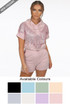 Hooded Sequin Trim Jumper & Sequin Panel Shorts Set 