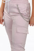 Elasticated Waist Chain Trim Joggers