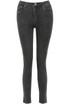 Denim Textured Print Super Stretch Skinny Jeans