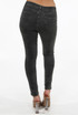 Denim Textured Print Super Stretch Skinny Jeans