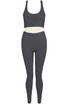 Textured Round Neck Top & Ruched Push Up Trouser Set