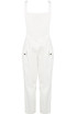 Front Metal Button Closure Jumpsuit