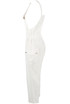 Front Metal Button Closure Jumpsuit