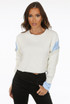 Knitted Cut Out Shoulder Shirt Jumper