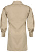 Ruched Front Shirt Dress