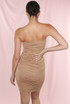 Ruched Bandeau Dress