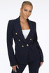 Golden Button Double Breast Winter Blazer - 8 Colours